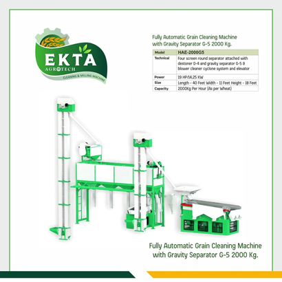 Automatic Bajra Cleaning Machine