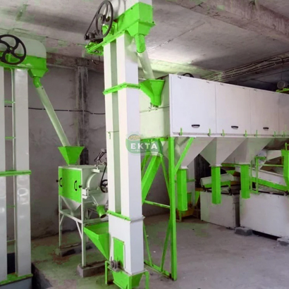 54 HP Fully Automatic Atta Chakki Plant With Multipurpose Cleaning